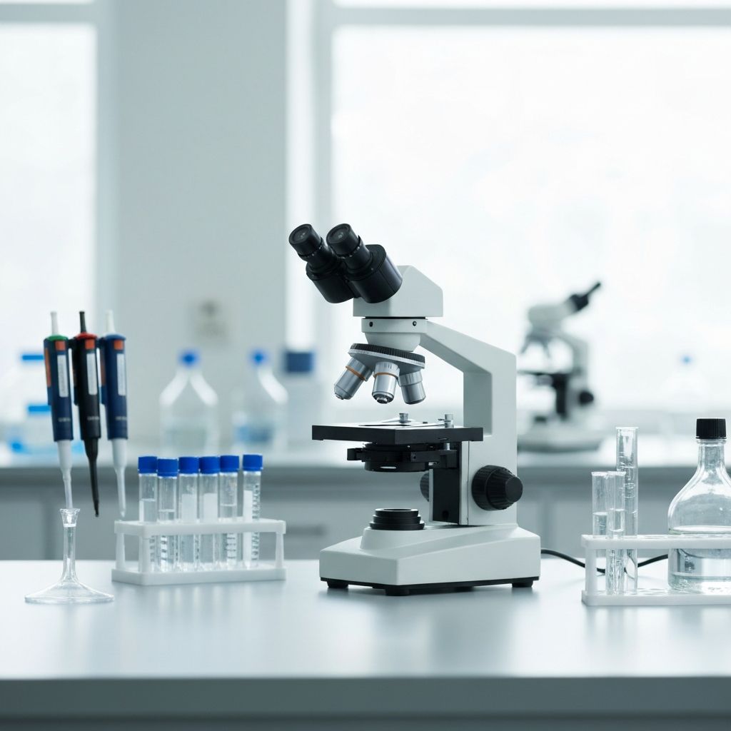 Scientific research tools and laboratory setting